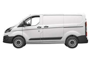 a large white van for deliveries
